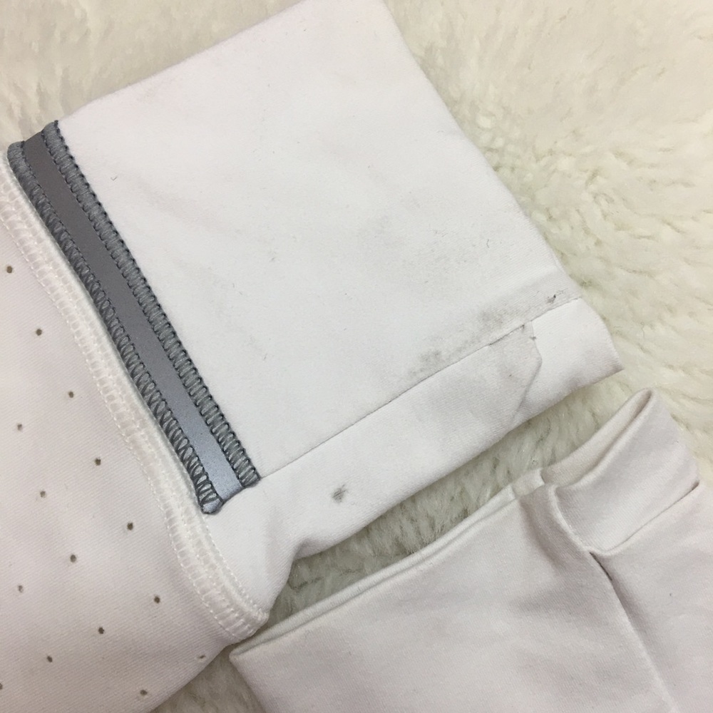 Lululemon Reflective White Long Sleeve Top Size 4 - Picture 14 of 14